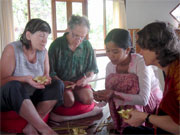 Preparing Offerings at Nirarta